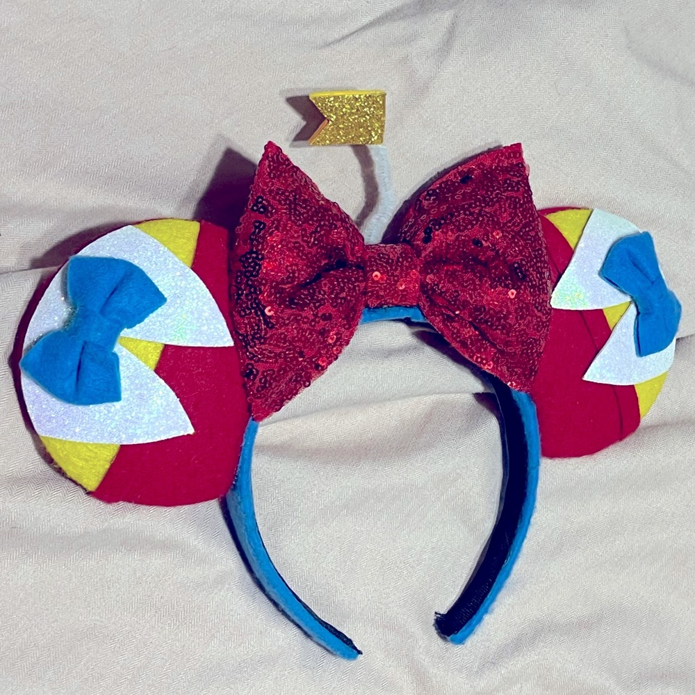 Custom Made Disney Minnie Mouse Ears, Alice in Wonderland Theme